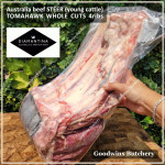 Beef rib TOMAHAWK Australia STEER (young cattle) DIAMANTINA frozen portioned 1 rib +/- 1.6kg (price/kg)